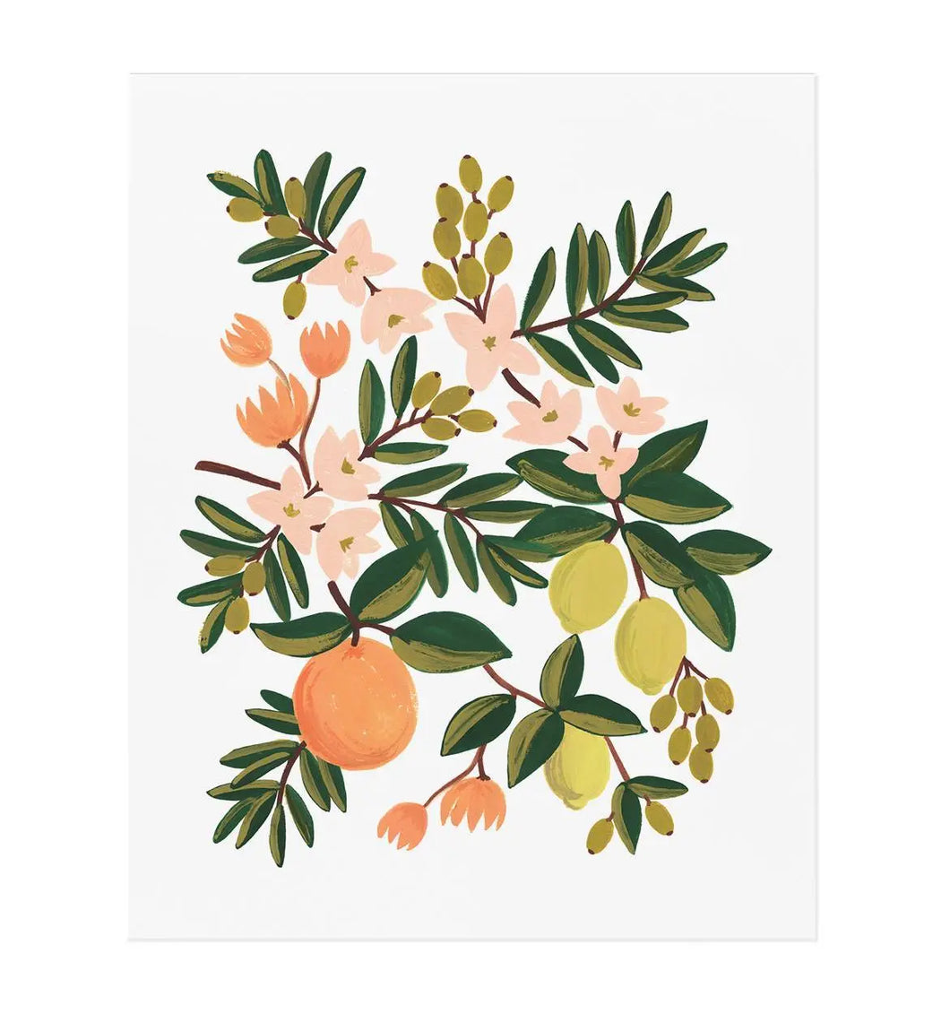 Rifle Paper Co. - Citrus Floral - Small Art Print
