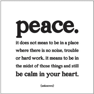 "Be Calm In Your Heart..." Magnet